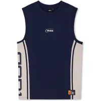 AND1 Camisa 'Retro' bege / marinho