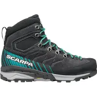 Scarpa - Calçado caminhada mulher - Mescalito Trek GTX Wmn Dark Anthracite Tropical para Mulher - Tamanho 38 - Preto