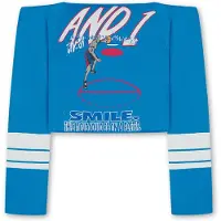 AND1 Camisa azul / branco