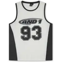 AND1 Camisa '93 Airtex' preto / branco