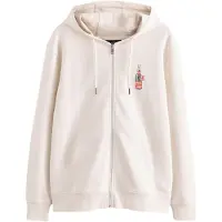 Next Casaco em moletão 'Pepsi' esmeralda / vermelho / preto / branco