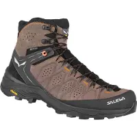Salewa - Calçado caminhada homem - Alp Trainer 2 Mid GTX M Wallnut/Fluo Orange para Homem - Tamanho 11,5 UK - Castanho