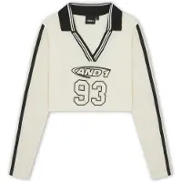 AND1 Camisa '93 Airtex' ecru / preto