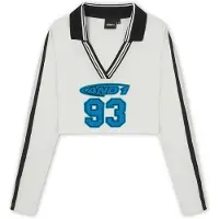 AND1 Camisa azul / preto / branco