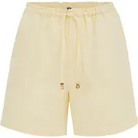 We fashion Calças amarelo claro