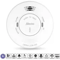 Alecto Detetor De Fumo Sdv10