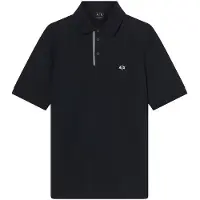 Armani Exchange para homem. XM002067AF10366UB101 Camisa pólo preta (XL), Preto, Casual, Algodão, Manga curta