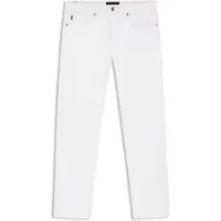 BOSS para homem. 50561606 Calças de ganga Maine de corte regular branco (32/30), Casual, Algodão