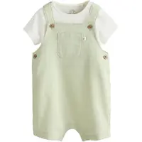 Next Jardineira verde pastel / offwhite