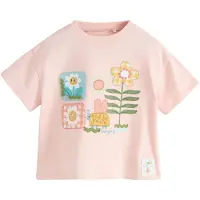 Next Camisola azul claro / verde / cor-de-rosa / branco