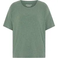 Copenhagen Studios Camisa de pijama verde escuro