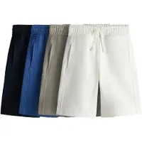 The Set Calças azul / navy / verde pastel / branco natural