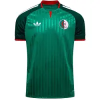 Adidas Camisola de futebol 'Algeria 26 Away' verde / verde escuro