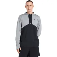 New Balance Camisa funcionais cinzento claro / preto