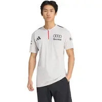 Adidas Camisa funcionais 'Audi Revolut Formula One Team Engineers & Marketing' antracite / preto / branco