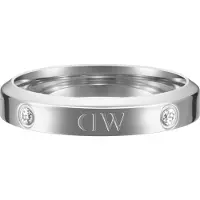 Daniel Wellington Anello Originale In Acciaio Con Cristalli Classic Lumine 50 mm — Anello