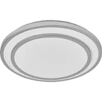 Osram Candeeiro de teto LED ORBIS BERLIN, prateada, Ø 39 cm Metal