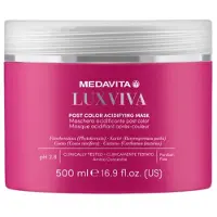 Medavita LUXVIVA Pós Cor Acidificante maschera tratamento para cabelos tingidos 500 ml