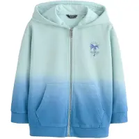 Next Casaco em moletão azul real / azul pastel
