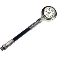 Metalsub Manômetro Tech Tempered Glass With Hose