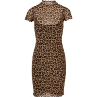 Urban Classics Vestido castanho / castanho claro / preto