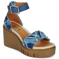 Art para mulher. 12085S1NF003_0B0 Sandálias 2085S Catania azul (37), Tecido, 8 a 10cm, Fivela, Casual