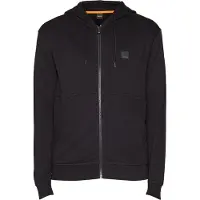 BOSS para homem. 50508578 Sweatshirt preta com capuz e fecho de correr (XXL), Preto, Casual, Algodão