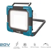 Koma Tools Holofote De Trabalho Led E Carregador Sem Bateria 20v