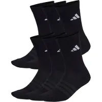 Adidas Meias de Cano Médio Almofadadas Conjunto de 6 Pares