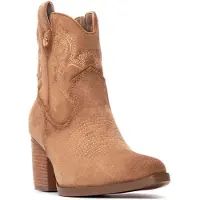 Refresh para mulher. 17301402-BEIGE Botins 173014 bege (36), 3 a 5cm, Zíper, Casual