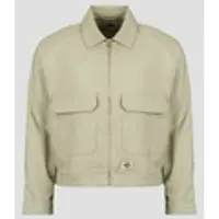 Dickies Jaquetas HEMP TWILL TRUCKER JACKET EUCALYPTUS homens - Bege - EU XL