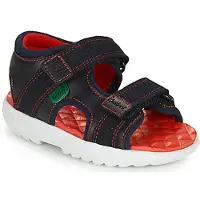 Kickers Sandálias rasas KICKSTER SANDAL LTHR IM NVY rapazes - Azul - 23