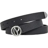 Pepe Jeans para mulher. PL0200007 Cinto Piper preto (M), Casual, Pele