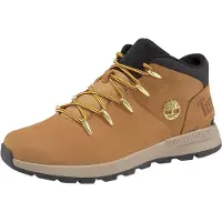 Timberland para homem. TB0A1XVQ2311 Botas de couro Sprint castanhas (40), Marrom, Plano, 1 a 3cm, Cordão, Casual, Amarelo