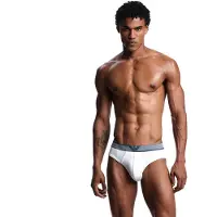 Emporio Armani para homem. EM000233_AF18895 Cuecas Stretch Piquet branco (S), Homewear, Modal