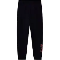 EA7 para menino. 7B000300_AF13512 Calças Visibility Boy Preto (10Años= 142cm), Casual, Esportivo, Algodão, Sportswear, Multisport, moda infa