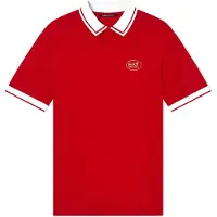 EA7 para homem. 7M001538_AF13511 Polo Golf Pro vermelho (XL), Casual, Algodão, Manga curta