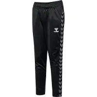 Hummel Calças de desporto cinzento escuro / preto / branco