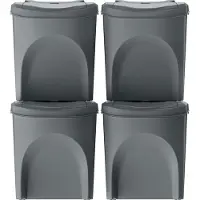 Nabbi Caixas De Reciclagem Empilháveis Sortibox 100l 4 Unidades