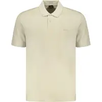 BOSS para homem. 50520109 Pólo interlock bege (3XL), Casual, Algodão, Manga curta