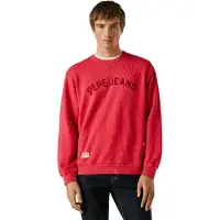 Pepe Jeans para homem. PM5800146 Camisola Gio Crew vermelha (XL), Vermelho, Casual, Algodão
