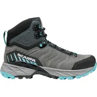 Scarpa - Calçado caminhada mulher - Rush Trek GTX Wmn Midgray Aqua para Mulher - Tamanho 38.5 - Cinzento