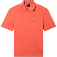 Armani Exchange para homem. XM001286AF10366U3040 Pólo regular em laranja ferrugem (M), Casual, Algodão, Clássico, Manga curta