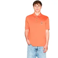 Armani Exchange para homem. XM002209AF10364U3040 Pólo casual laranja (XL), Algodão, Clássico, Manga curta