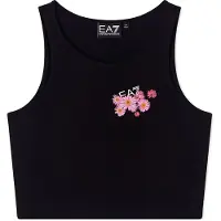 EA7 para menina. 7G000223_AF14880 As melhores séries gráficas Rapariga negra (14 años= 164/166 cm), Preto, Casual, Algodão, Sem mangas / cor