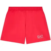 EA7 para menino. 7B000320_AF13019 Fatos de banho Fato de banho para crianças vermelho (10Años= 142cm), Beachwear, Poliéster, moda infantil