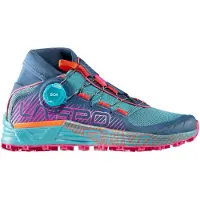 La Sportiva - Sapatilhas trail - Cyklon W Storm Blue/Cherry Tomato para Mulher - Tamanho 38.5 - Azul
