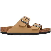 Birkenstock - Sandálias e chinelos mulher - Arizona Birkibuc Narrow Latte Cream para Mulher - Tamanho 40 - Castanho
