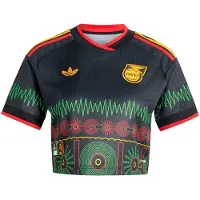 Adidas T-Shirt mangas curtas Away Crop Jamaica Football Jersey mulheres - Preto - EU M