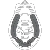 AGV Almofadas Para Bochechas Ax-8 Evo